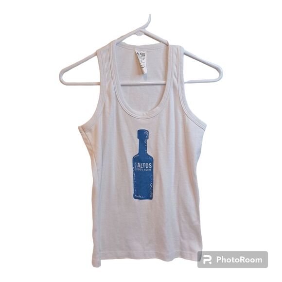 Altos Tequila Sleeveless Tank Top T-Shirt Sizes M, Pre-owned - Picture 1 of 9